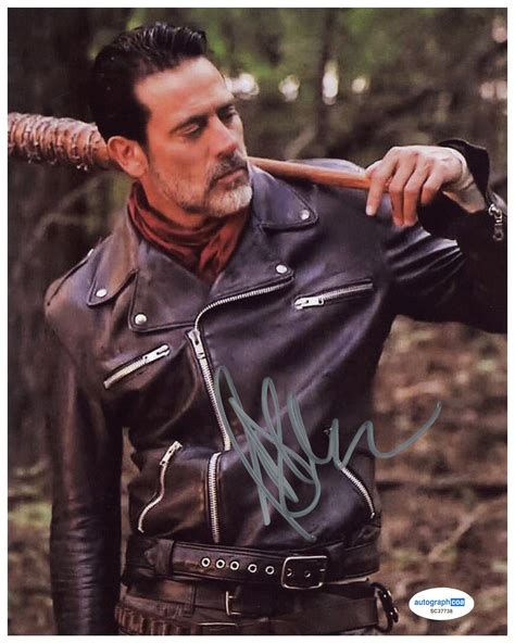 Jeffrey Dean Morgan Signed 8x10 Photo The Walking Dead Negan Autograph