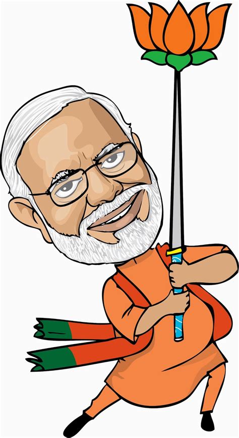 indian caricature: narendra modi caricature, narendra modi cartoon