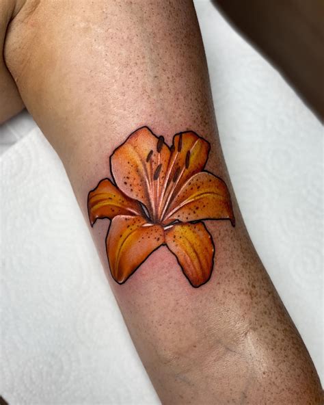 Fire Lily Flower Tattoo | Best Flower Site