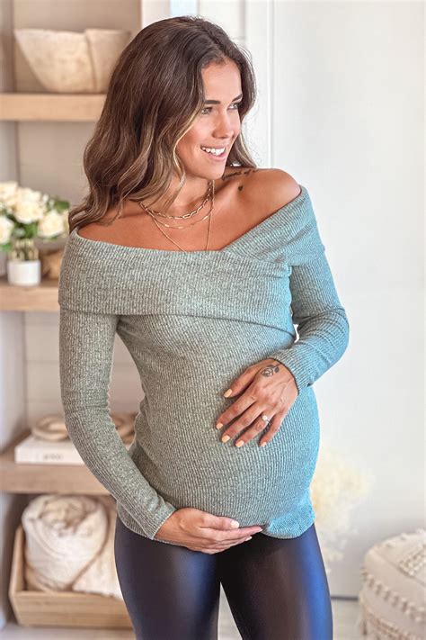 off shoulder maternity dresses 1