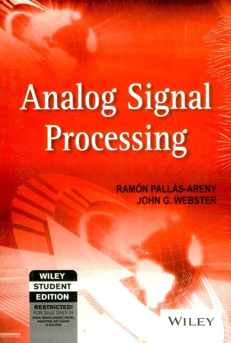 analog signal processing buy analog signal processing  webster john