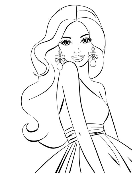 Vintage Barbie Coloring Pages at GetColorings.com | Free printable ...