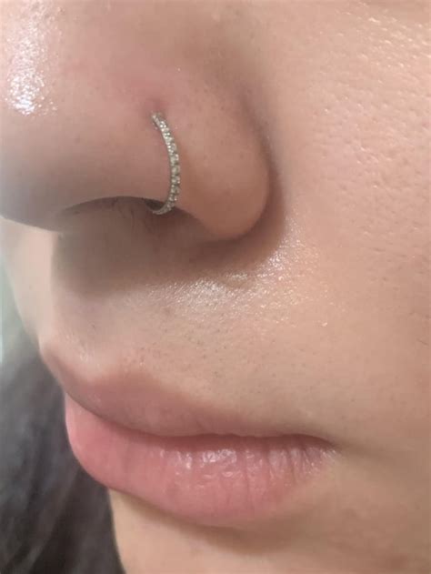 Is my nose piercing Infected? : r/piercing