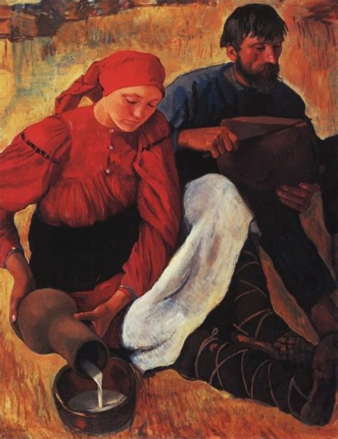 Крестьяне Обед (картина) — Зинаида Евгеньевна Серебрякова