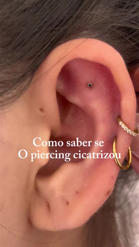 Sinais De Que O Piercing Está Cicatrizando