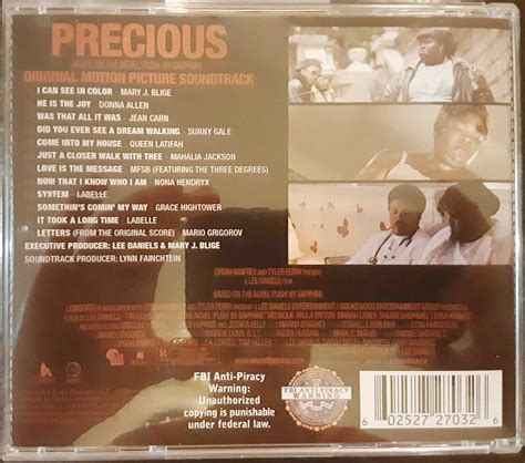 PRECIOUS - ORIG. MOTION PICTURE SOUNDTRACK - CD - CD Greeting, LLC