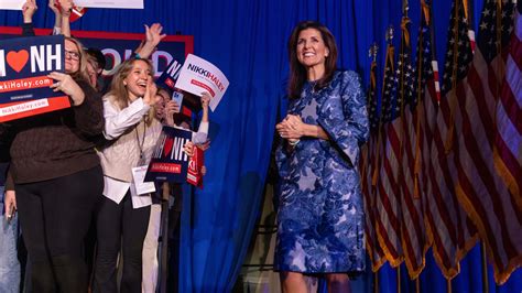 Nikki Haley Vows to Fight On Against Trump After New Hampshire Loss