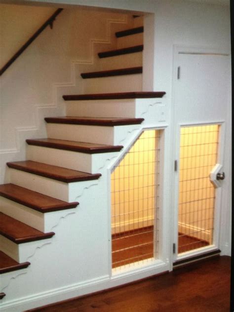 Dog House Under Stairs With Barn Door at Alice Hager blog