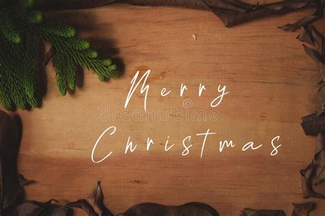 Hand Using Pencil To Drawing SomethingVintage Christmas Card. Stock ...