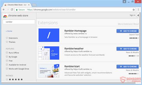 Rambler.ru Redirect Removal