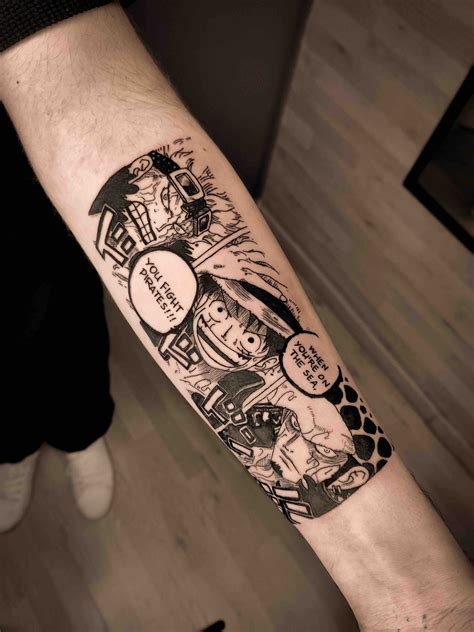 Manga panel tattoo - Bronctattooaus.com