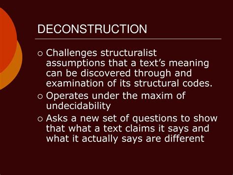 deconstruction powerpoint    id