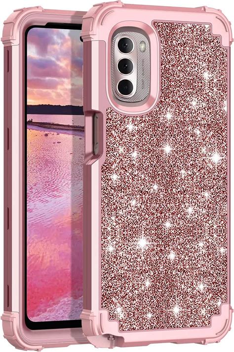 Casetego Phone Case for Motorola G Stylus 5G/4G 2022 Case Glitter