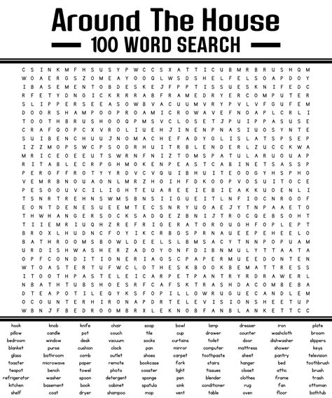 Free Printable Word Searches For Adults - Word Search Maker