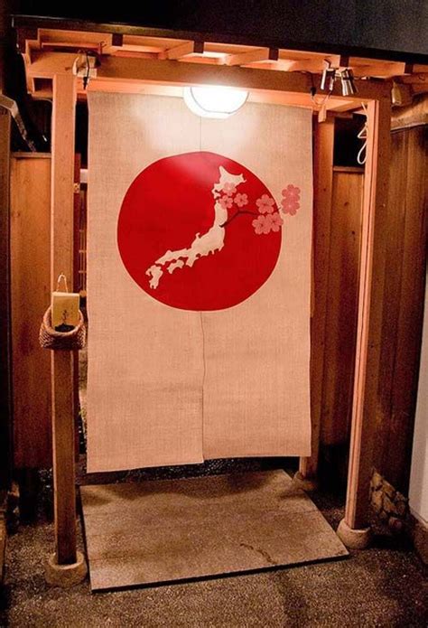 Японские шторы. Japanese curtains. | Japanese restaurant design, Japan ...
