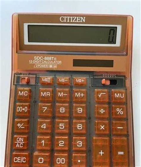 Калькулятор citizen sdc-888T Москва | Оргтехника и расходники | Festima ...