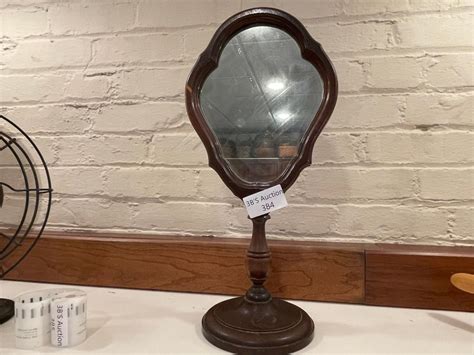 Lot - antique vanity mirror