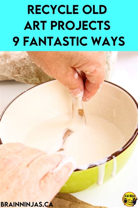 recycle  art projects  fantastic ways ninja notes