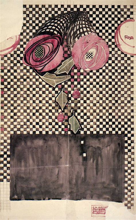 a drawing of flowers in a vase on a checkered tablecloth with black and ...