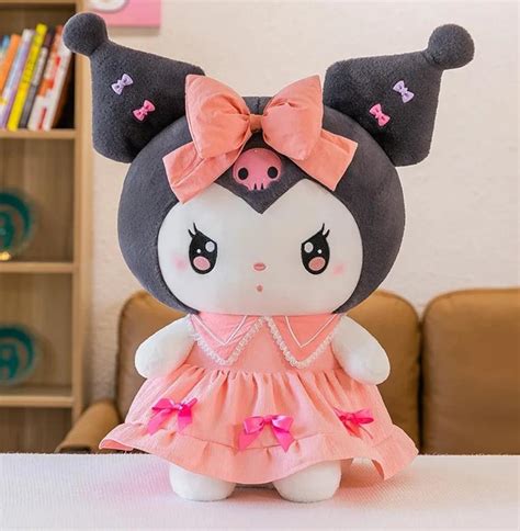 Куромі 40 см м'яка іграшка аніме хелоу кітті kuromi hello kitty sanrio ...