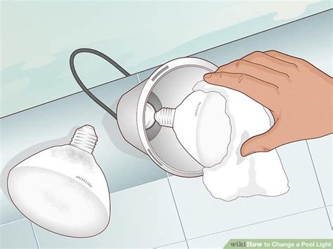how to change light in pool