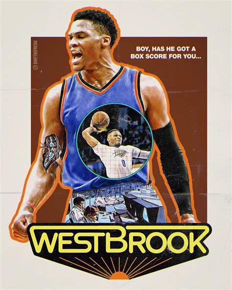 Check out my latest Russell Westbrook poster inspired by "Westworld