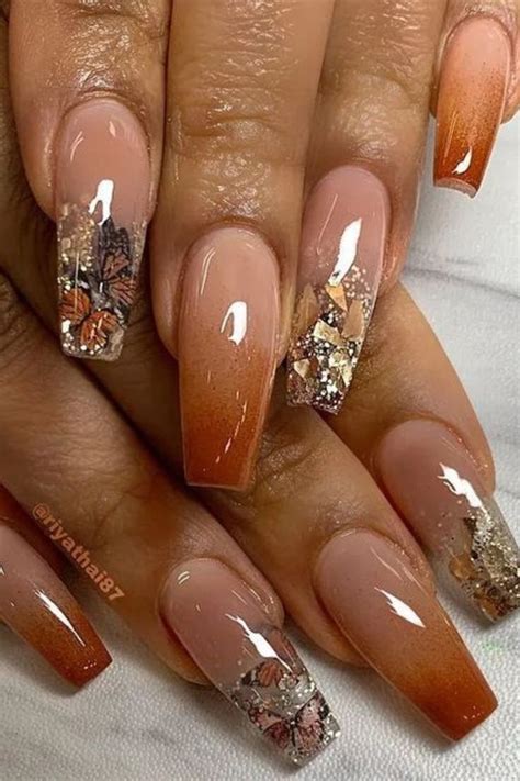 Enjoy these cute nail ideas for Thanksgiving, or even just for Fall ...