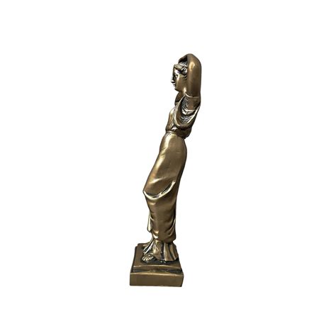Art & Collectibles Tanagra Statue Ancient Greek Naked Woman Marble Home