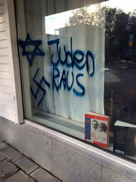 The New Antisemite: Sweden: "Juden Raus" graffiti