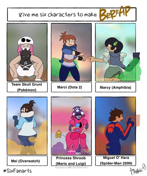 Six Characters Farting (again) by Fungae-O on DeviantArt