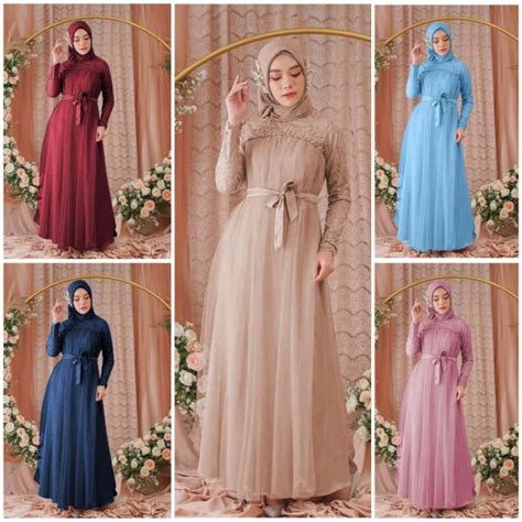 jual maxi mikaylagamis brukatgamis modern wanitagamis termurahbaju