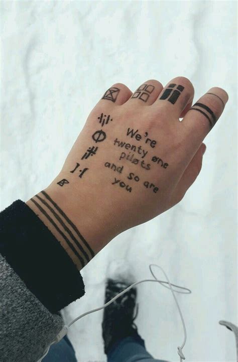 Twenty One Pilots Tattoos