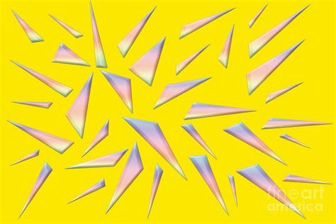 Breaking Glass on Yellow Digital Art by Karen Nicholson - Fine Art America