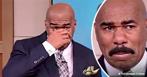 TV host Steve Harvey broke down crying after seeing his mom’s house in ...