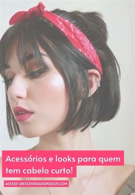 Acessório Para Cabelo Curto