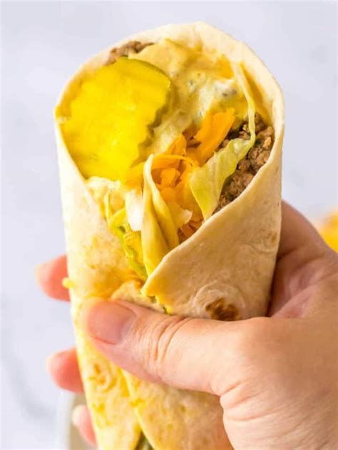 Big Mac Wraps Recipe | Busy Day Dinners