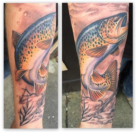 rainbow trout tattoo | Trout tattoo, Fly fishing tattoo, Tattoos
