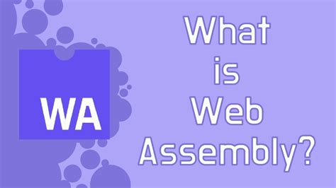 What is WebAssembly? - YouTube