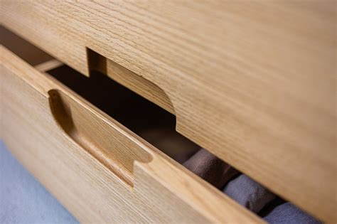 Oak Wood Nightstand With Led Light. Minimal Style - Etsy