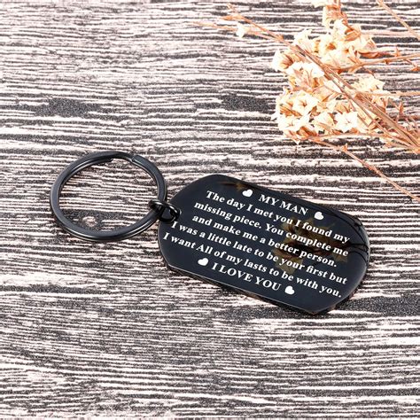 Anniversary Gifs For Him Men Husband To My Man Keychain I Love You Gifs