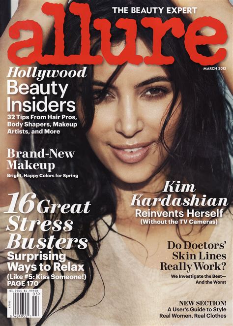 Kim Kardashian in Allure Magazine, March 2012 Issue – HawtCelebs