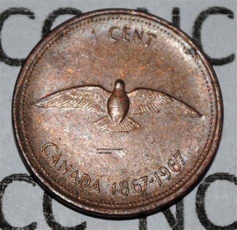 Canada 1967 1 Cent Copper Coin One Canadian Penny - Etsy Canada