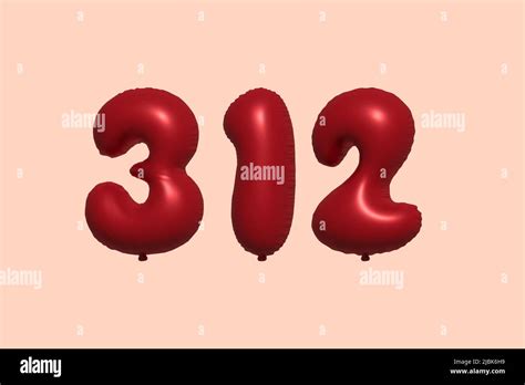 3d number 312 hi-res stock photography and images - Alamy