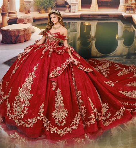 red quinceanera dresses