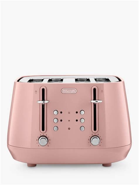 delonghi cty  slice toaster pink