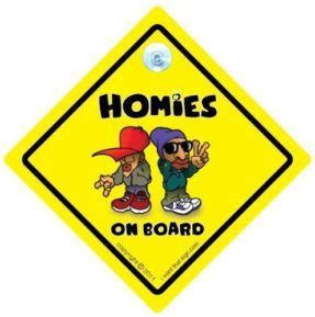 Homies On Board Car Sign, Homies Car Sign, Baby On Board, Decal, Car ...