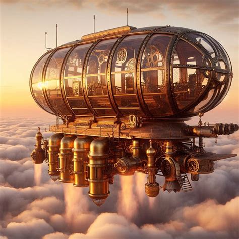 Steampunk spaceship 2 by Eduu666 on DeviantArt