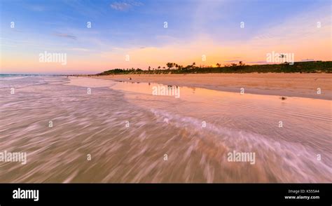 cable beach broome  sunset western australia stock photo alamy