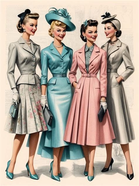 Pin by Simona Mochi on Paper | 1950 fashion, Vintage outfits, 1950s