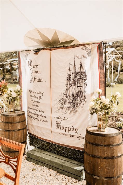Once Upon A Time Backdrop, Fairytale Wedding Decor, Fairytale Backdrop ...